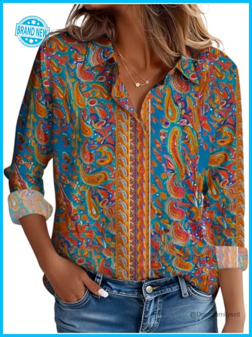 Women's Stain Resistant Wrinkle Free Long Sleeve Button Down Blouse Office Shirt
